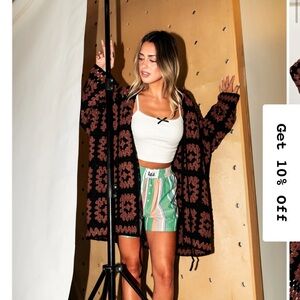 Dressed in Lala OS cardigan